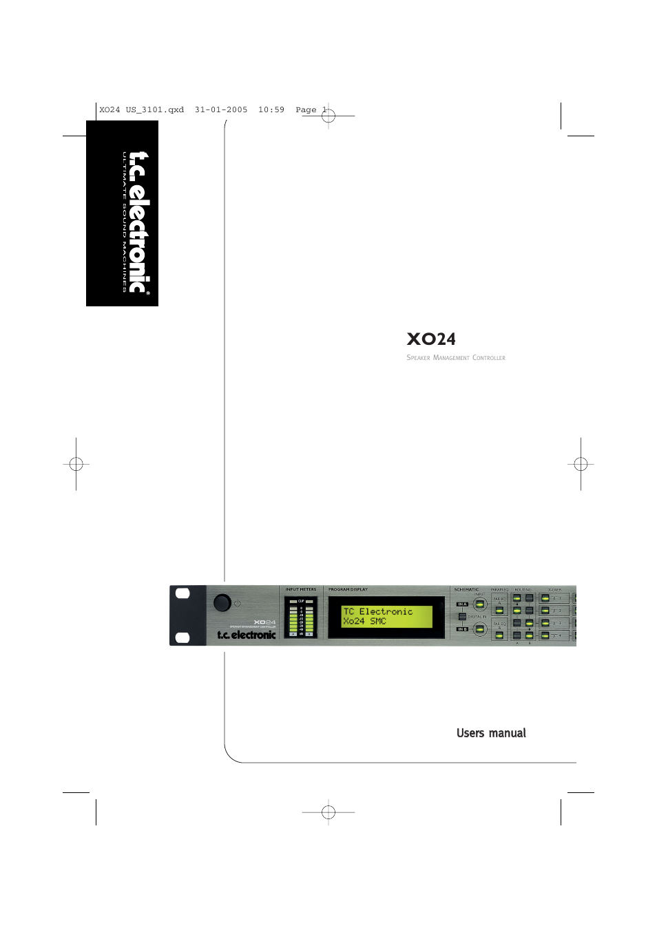 TC Electronic XO24 User Manual | 23 pages