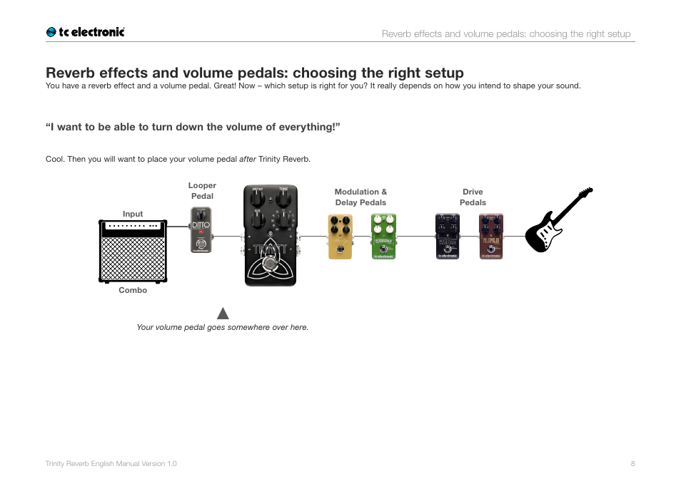Choosing the right setup | TC Electronic Trinity Reverb User Manual | Page 10 / 20