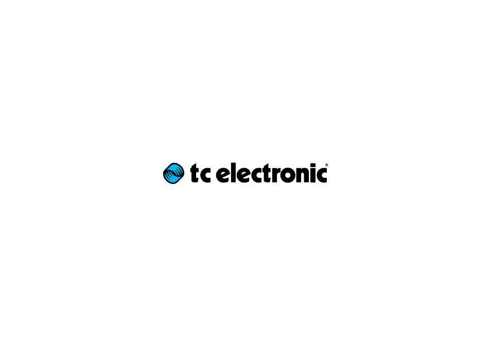 TC Electronic Trinity Reverb User Manual | Page 20 / 20