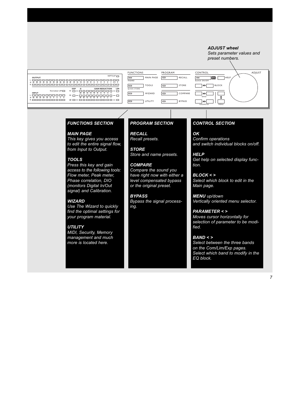 TC Electronic Finalizer 96k User Manual | Page 7 / 56