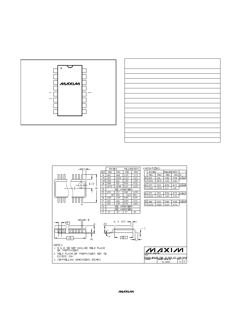 Chip information, Ordering information (continued), Pin configuration | Package information | Rainbow Electronics MAX5151 User Manual | Page 16 / 16