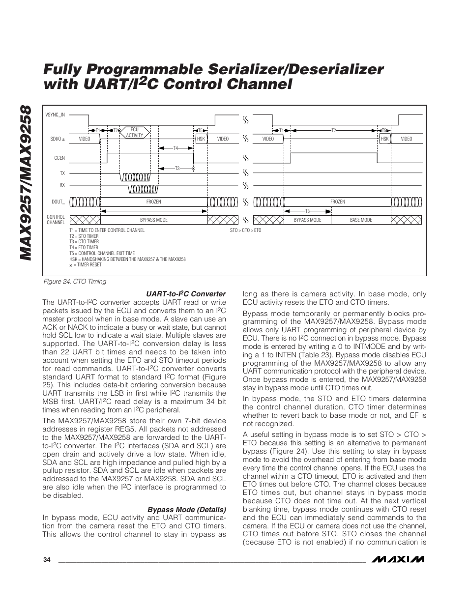 C control channel | Rainbow Electronics MAX9258 User Manual | Page 34 / 54