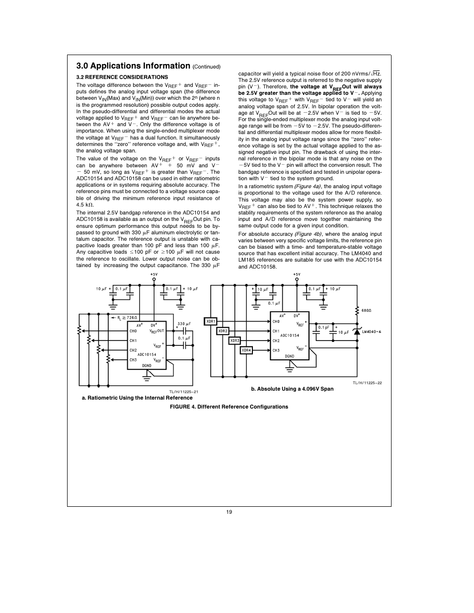 3 0 applications information | Rainbow Electronics ADC10158 User Manual | Page 19 / 26