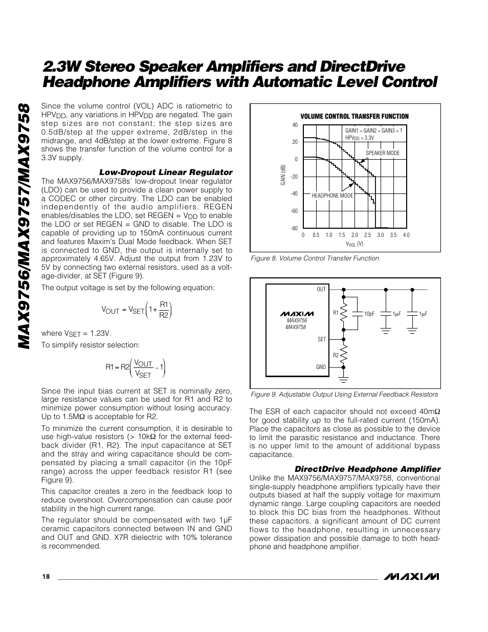 Rainbow Electronics MAX9758 User Manual | Page 18 / 31