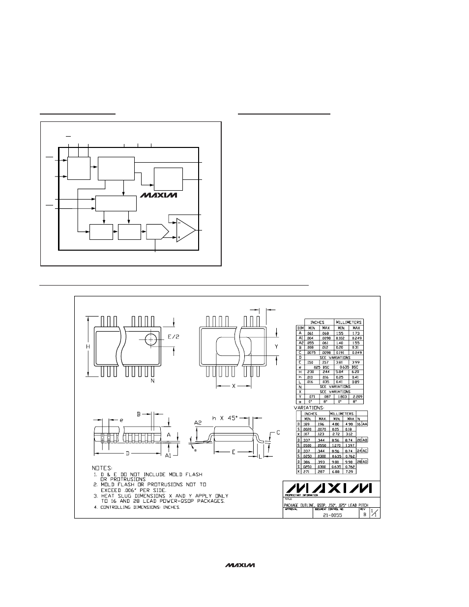 Package information, Functional diagram chip information | Rainbow Electronics MAX5177 User Manual | Page 16 / 16