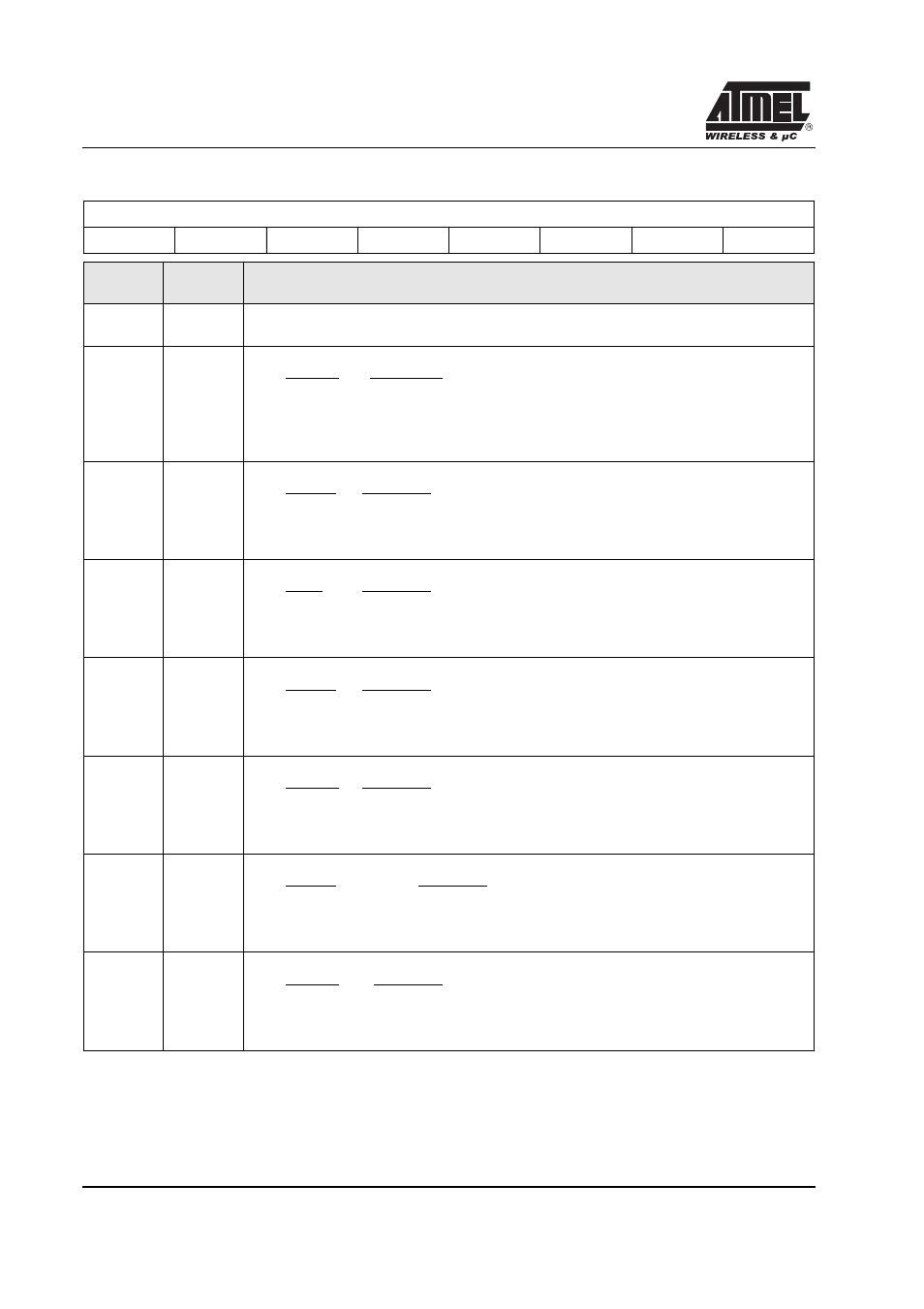 Table 20.) | Rainbow Electronics T89C51RD2 User Manual | Page 40 / 86