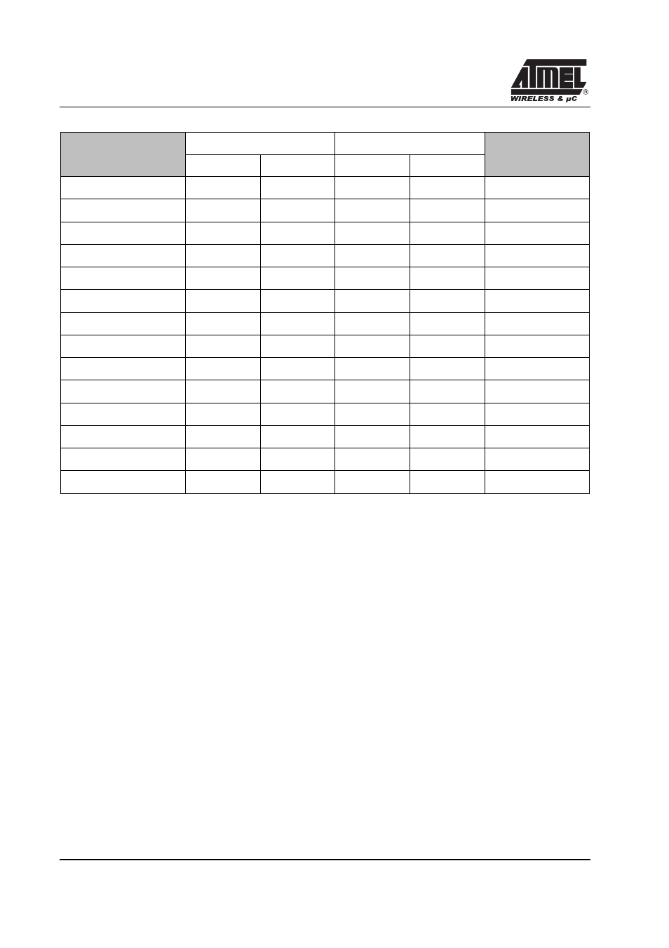 Table 42, Table 42. ac parameters for a fix clock | Rainbow Electronics T89C51RD2 User Manual | Page 79 / 86