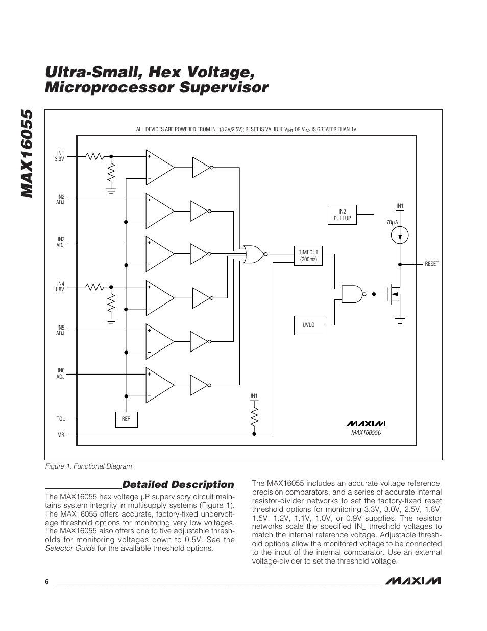 Detailed description | Rainbow Electronics MAX16055 User Manual | Page 6 / 9