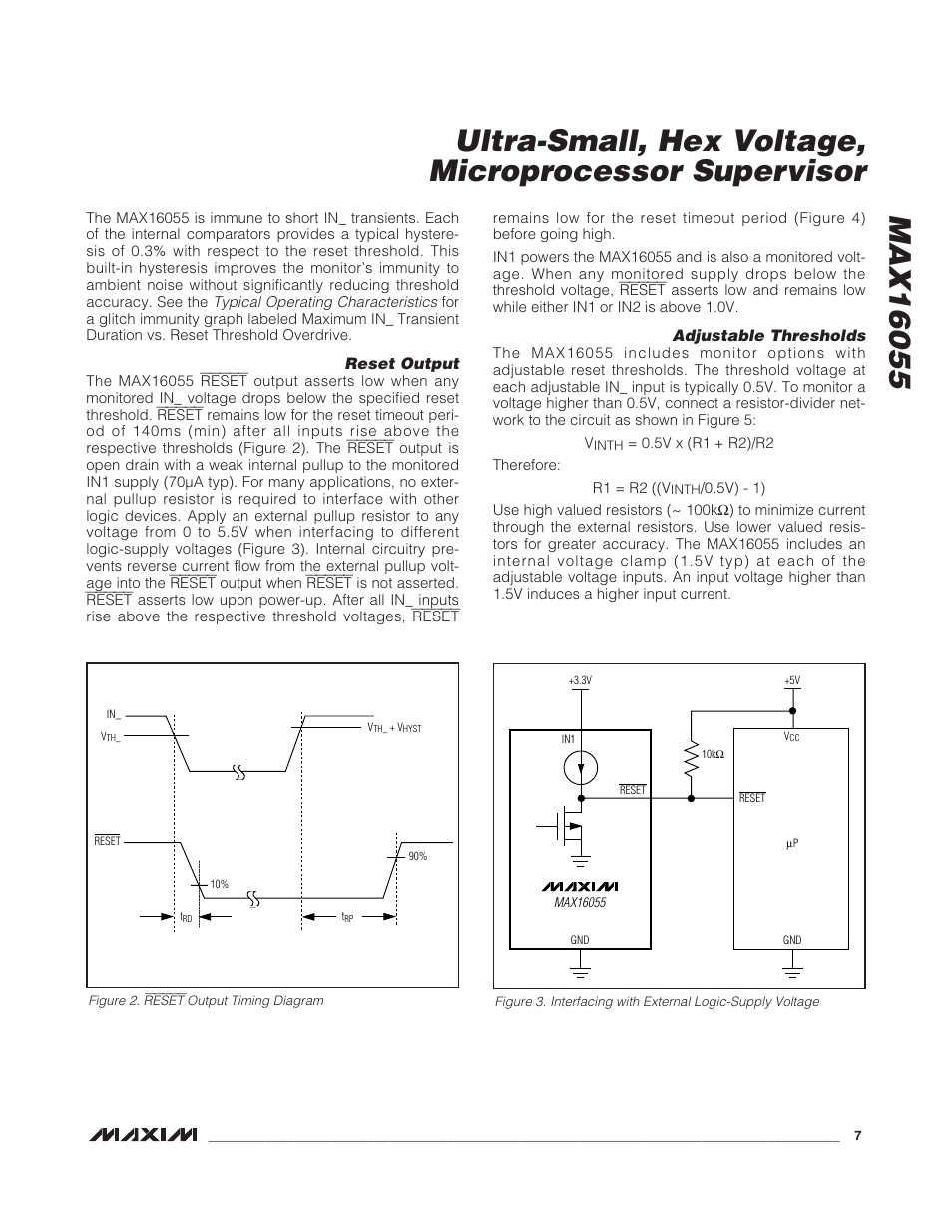 Rainbow Electronics MAX16055 User Manual | Page 7 / 9
