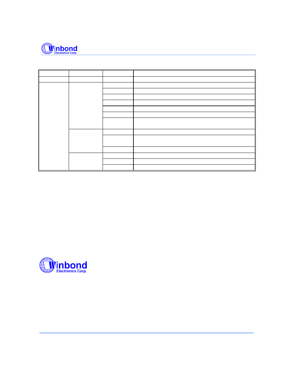 Version history | Rainbow Electronics W27L520 User Manual | Page 16 / 16