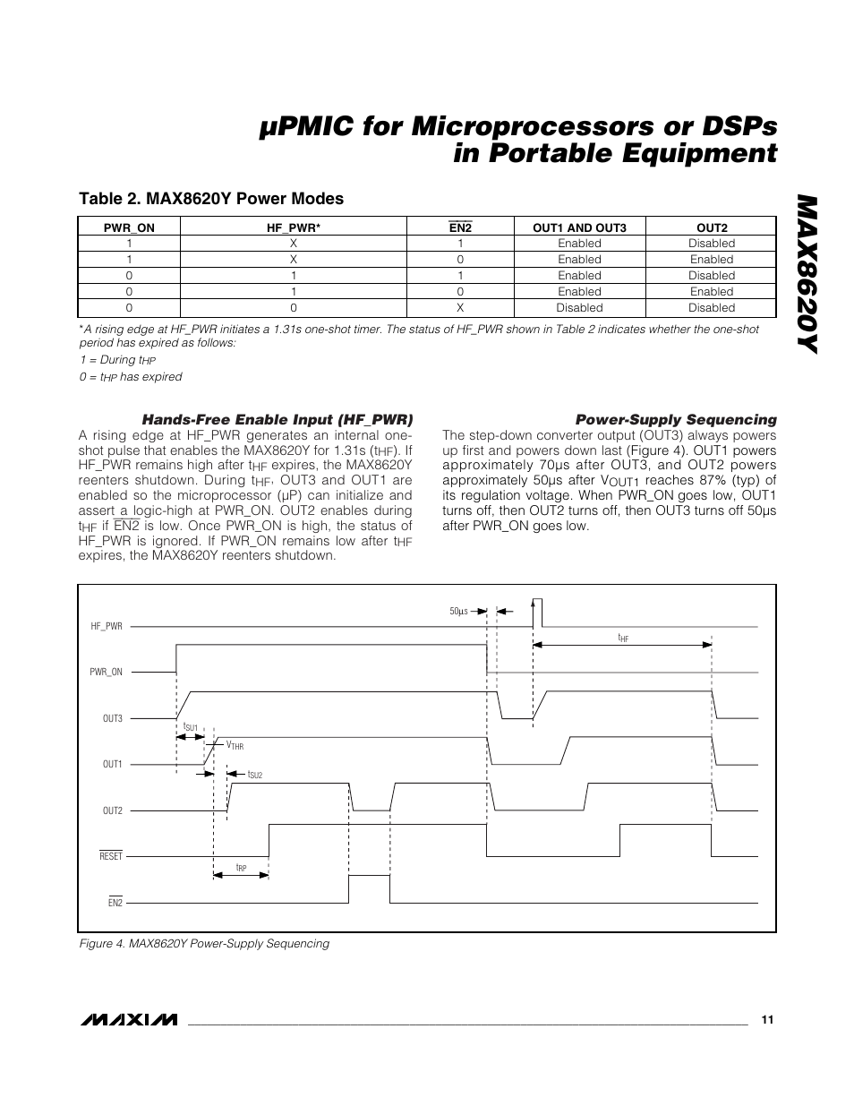 Rainbow Electronics MAX8620 User Manual | Page 11 / 18