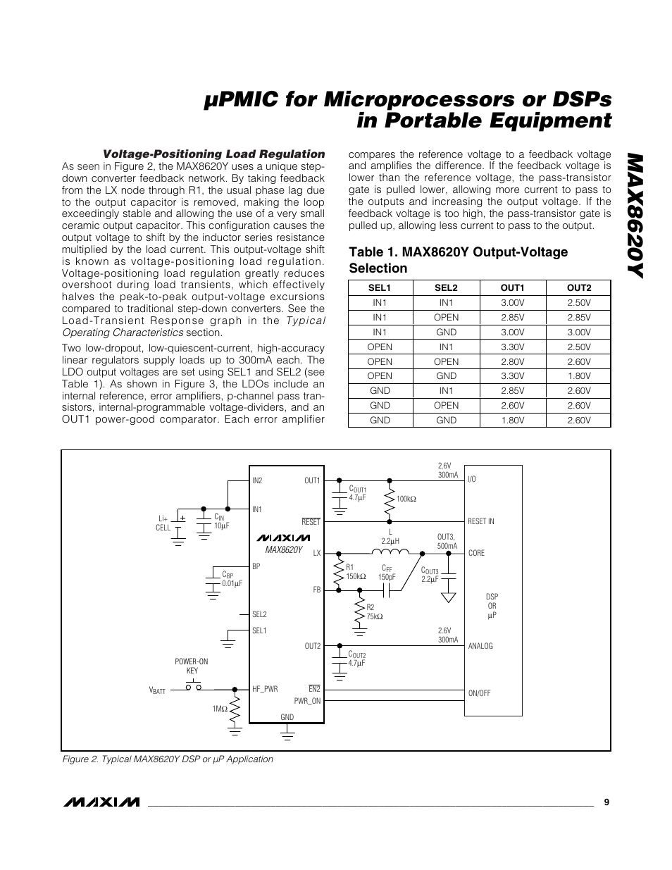 Rainbow Electronics MAX8620 User Manual | Page 9 / 18