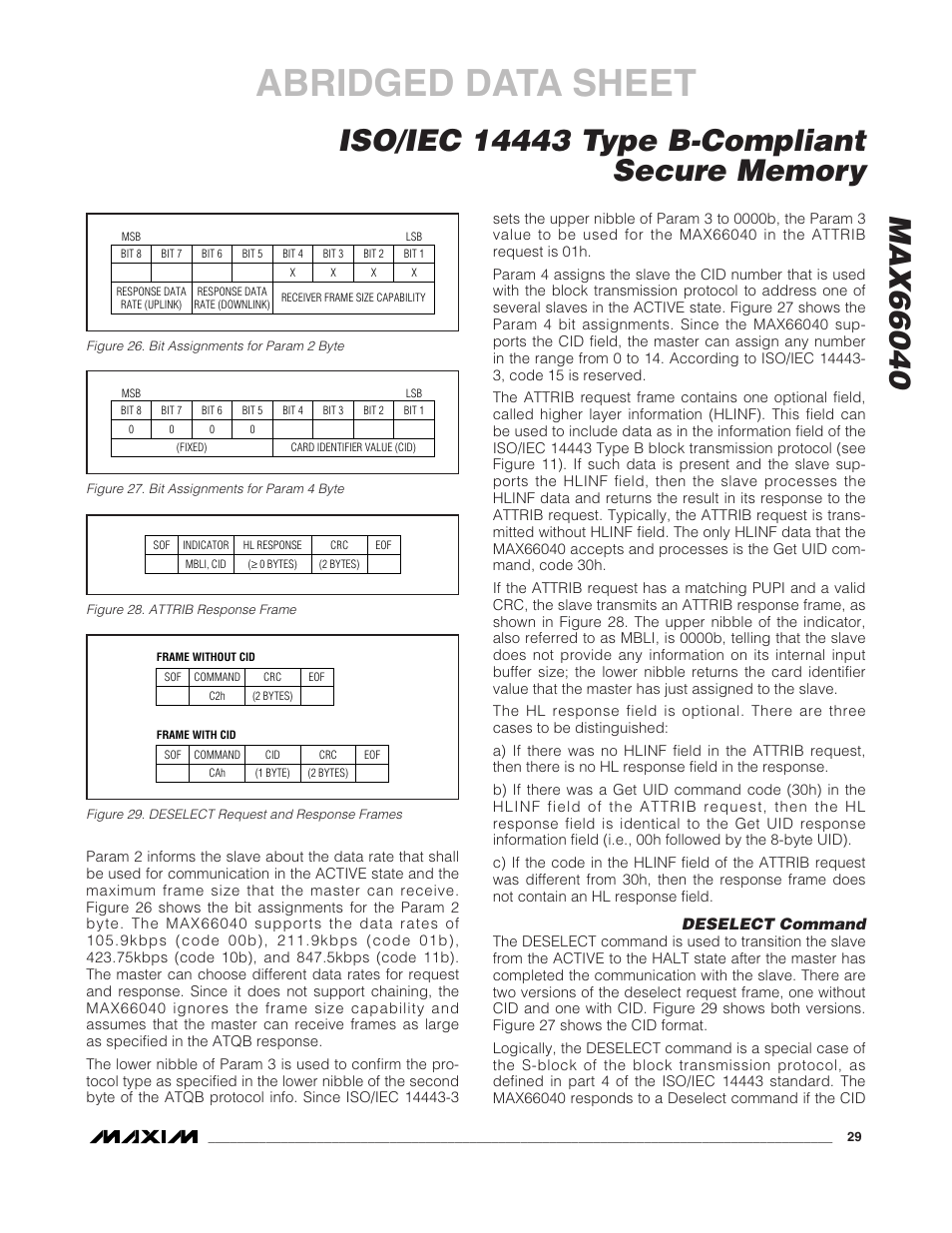 Abridged data sheet | Rainbow Electronics MAX66040 User Manual | Page 20 / 25