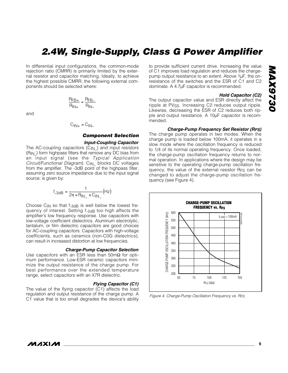 Rainbow Electronics MAX9730 User Manual | Page 9 / 14
