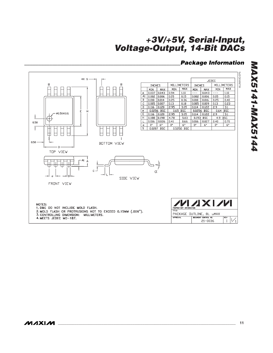 Rainbow Electronics MAX5144 User Manual | Page 11 / 12