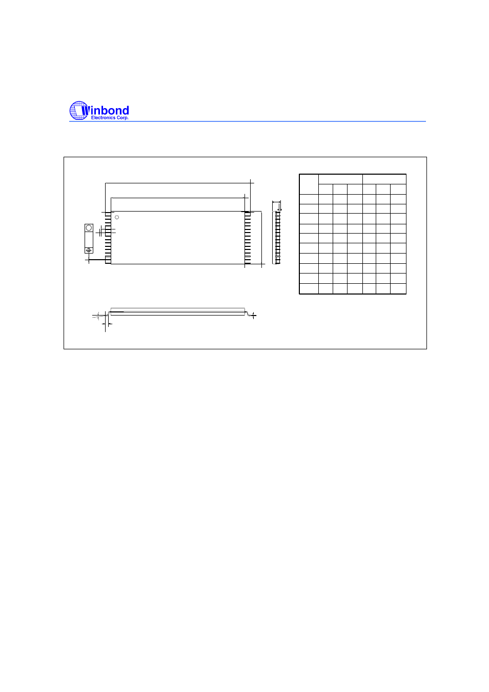 Pin vsop | Rainbow Electronics W29EE512 User Manual | Page 20 / 21