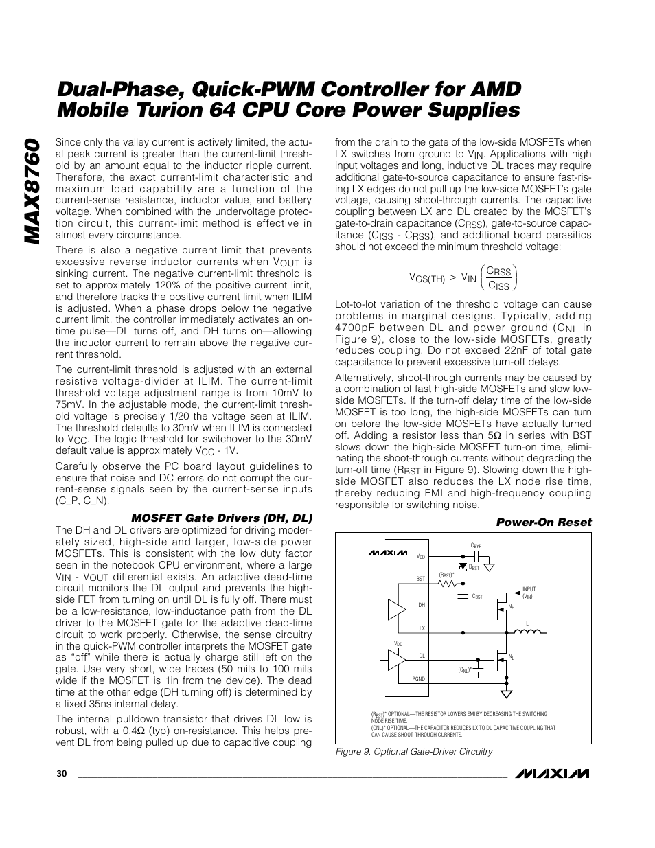 Rainbow Electronics MAX8760 User Manual | Page 30 / 39