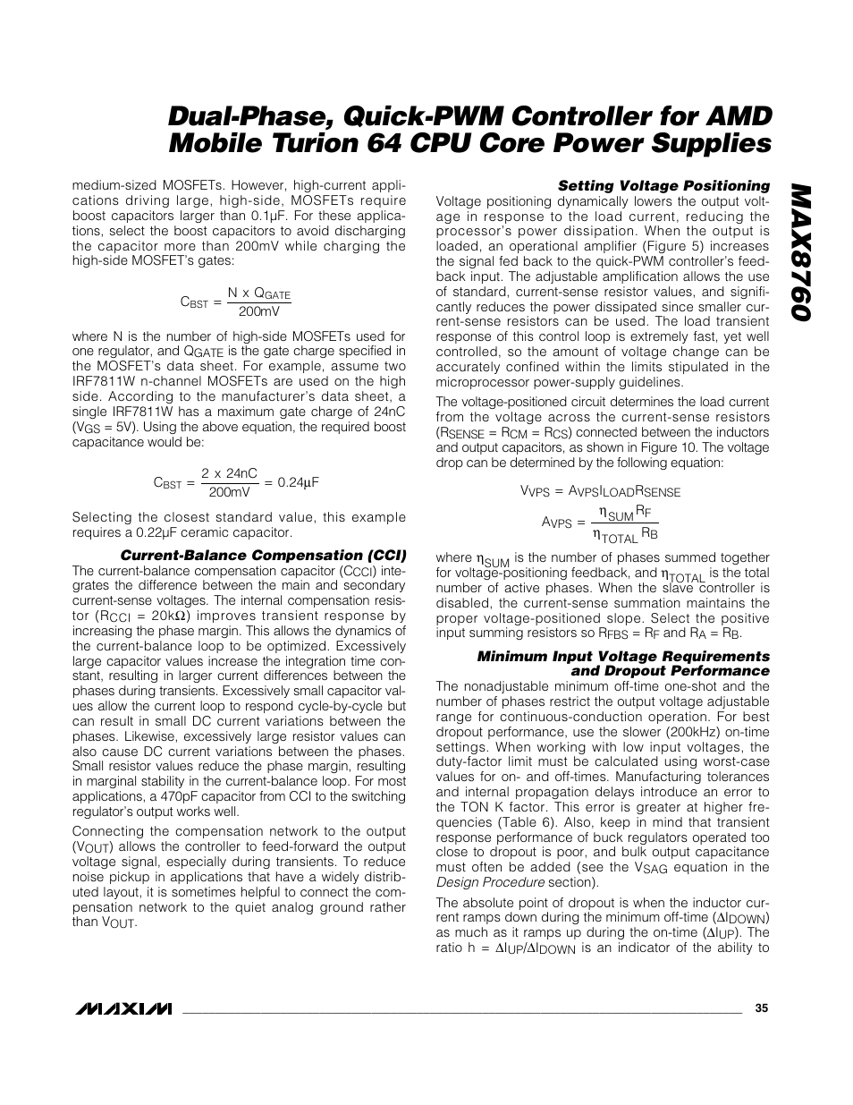 Rainbow Electronics MAX8760 User Manual | Page 35 / 39