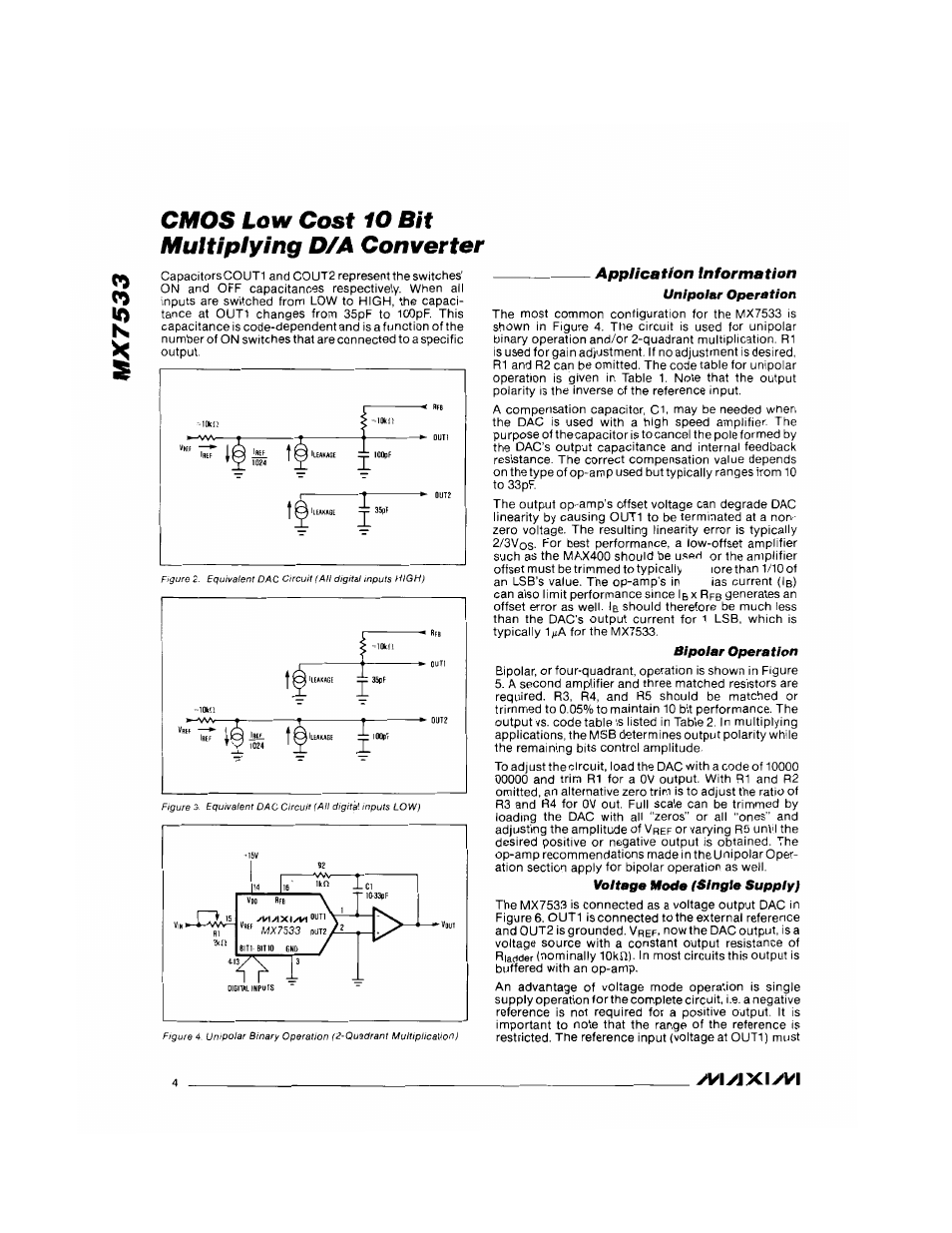 Rainbow Electronics MX7533 User Manual | Page 4 / 8