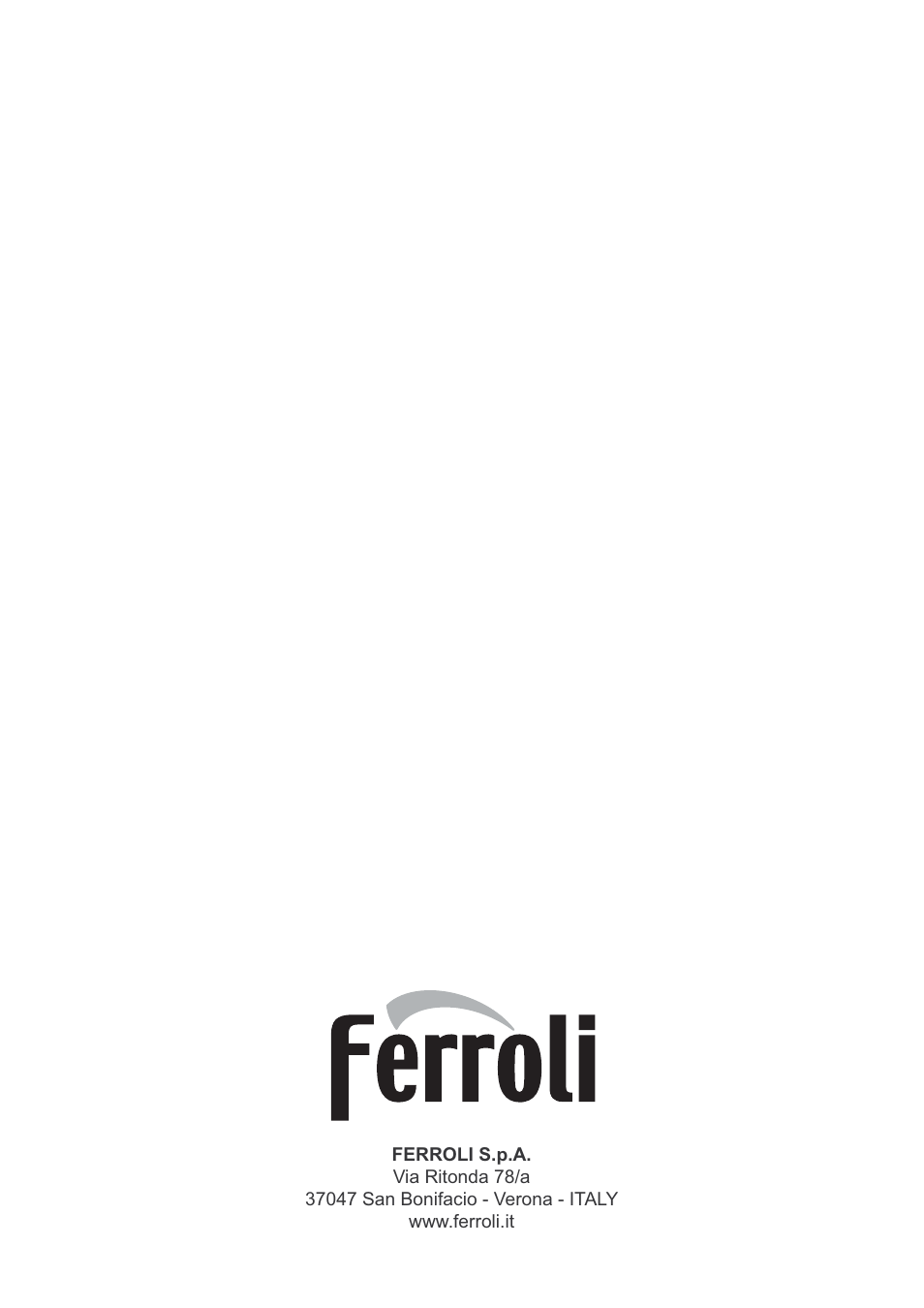 FERROLI Divatop H C User Manual | Page 72 / 72