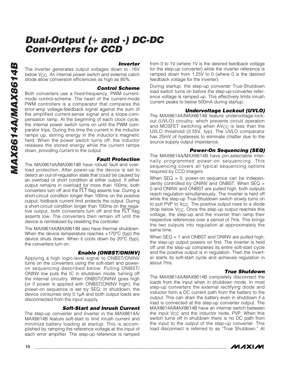 Rainbow Electronics MAX8614B User Manual | Page 10 / 15