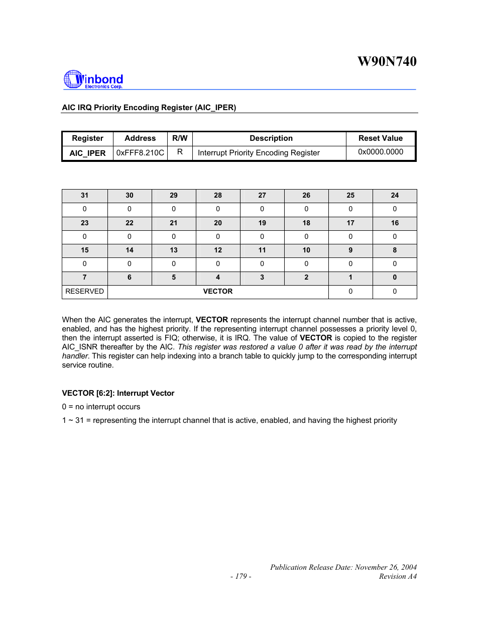 Rainbow Electronics W90N740 User Manual | Page 183 / 219