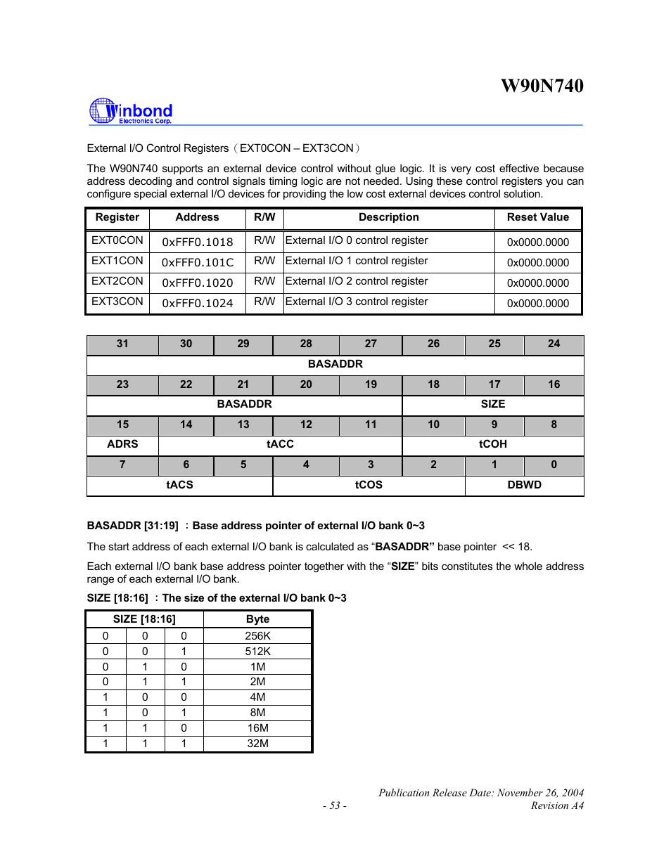 Rainbow Electronics W90N740 User Manual | Page 57 / 219