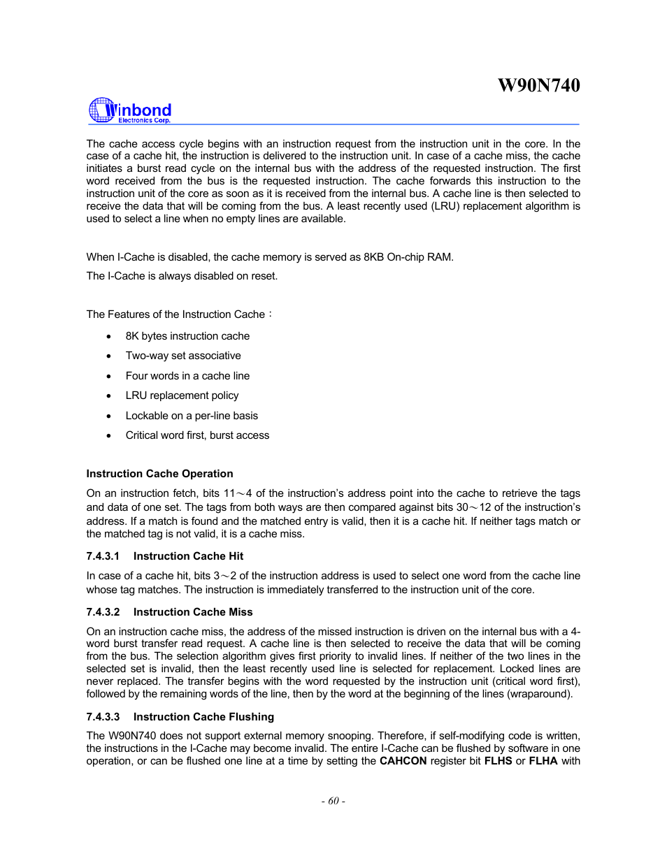 Rainbow Electronics W90N740 User Manual | Page 64 / 219