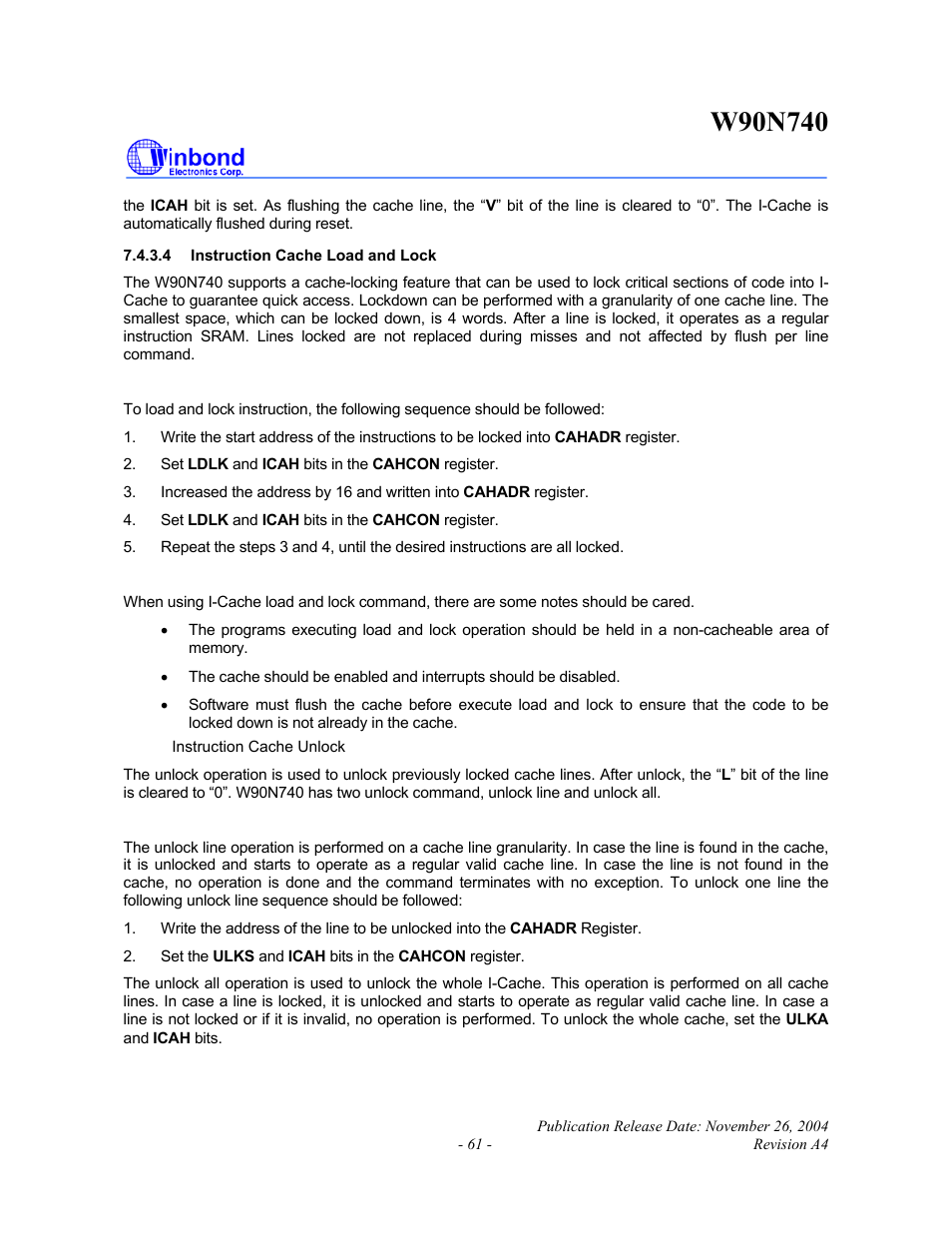 Rainbow Electronics W90N740 User Manual | Page 65 / 219