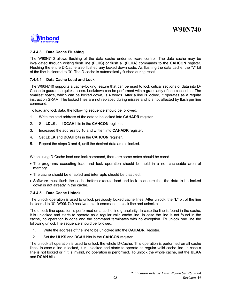 Rainbow Electronics W90N740 User Manual | Page 67 / 219