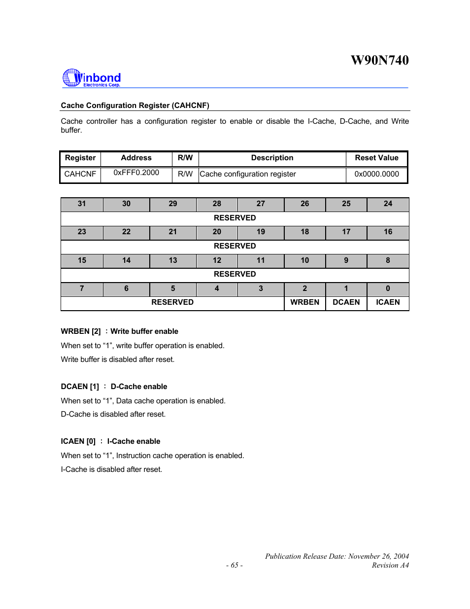 Rainbow Electronics W90N740 User Manual | Page 69 / 219