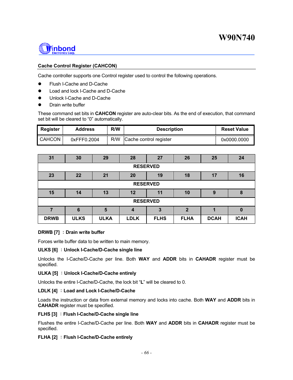 Rainbow Electronics W90N740 User Manual | Page 70 / 219