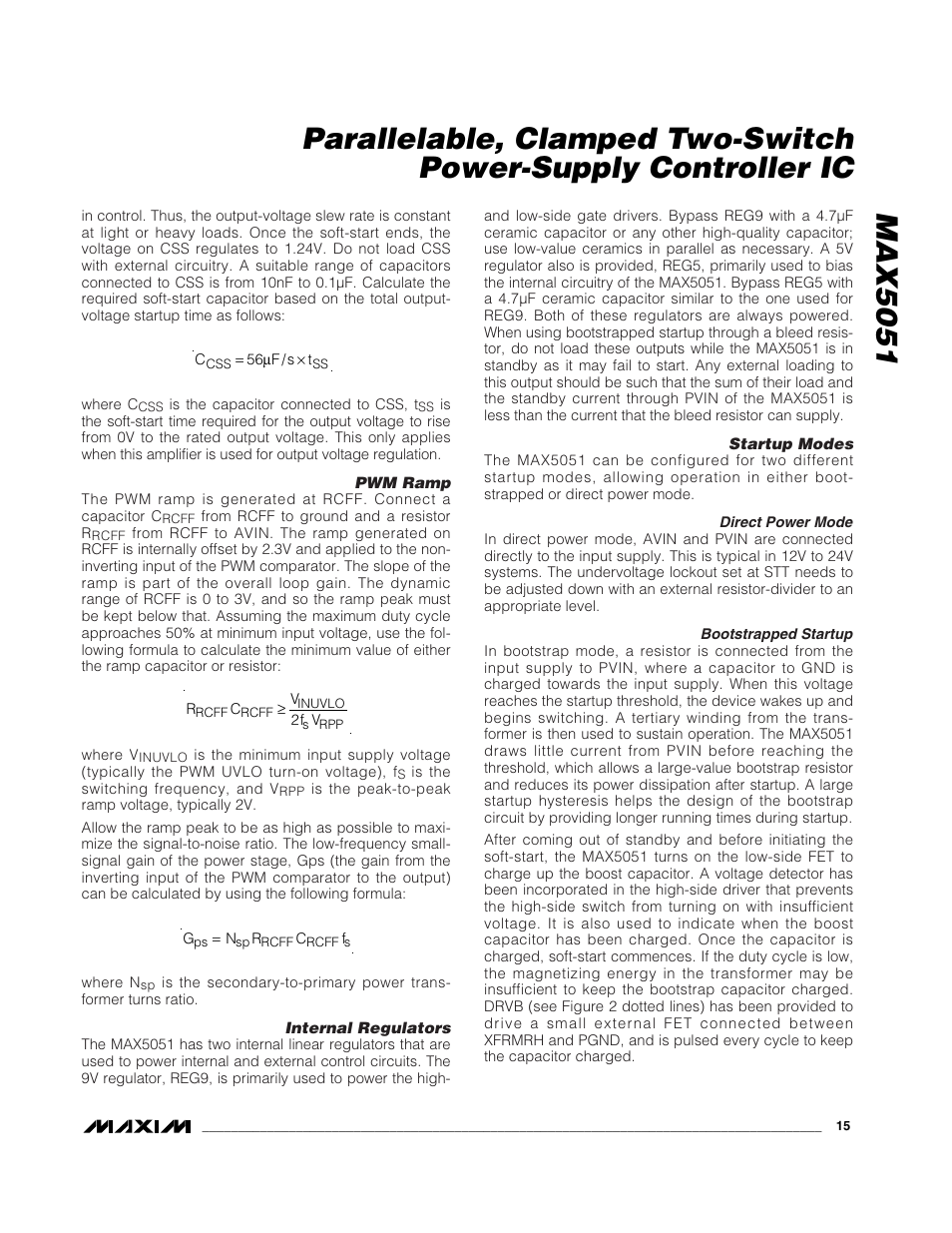 Rainbow Electronics MAX5051 User Manual | Page 15 / 21