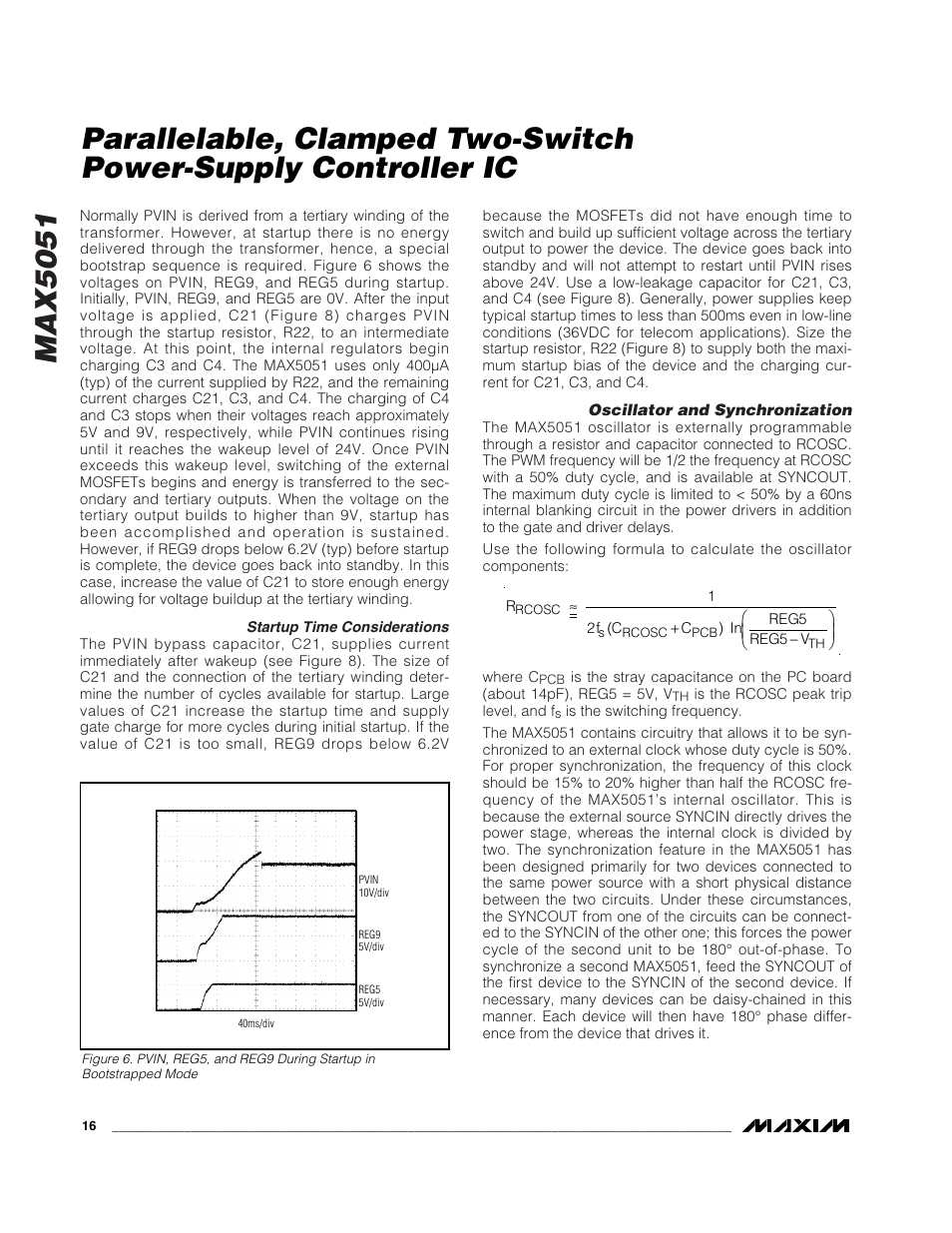 Max5051 | Rainbow Electronics MAX5051 User Manual | Page 16 / 21