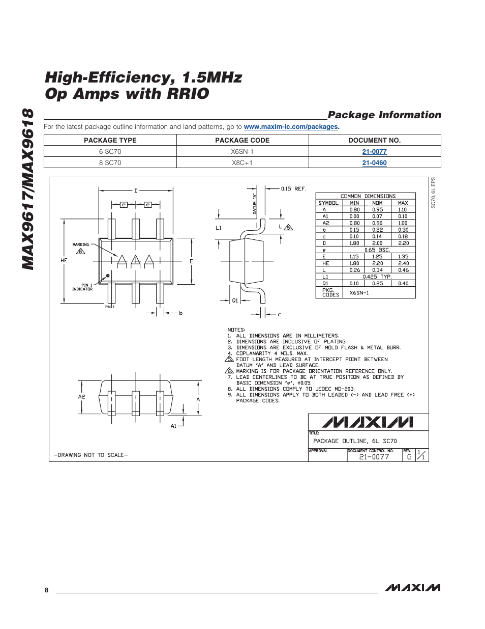 Rainbow Electronics MAX9618 User Manual | Page 8 / 10