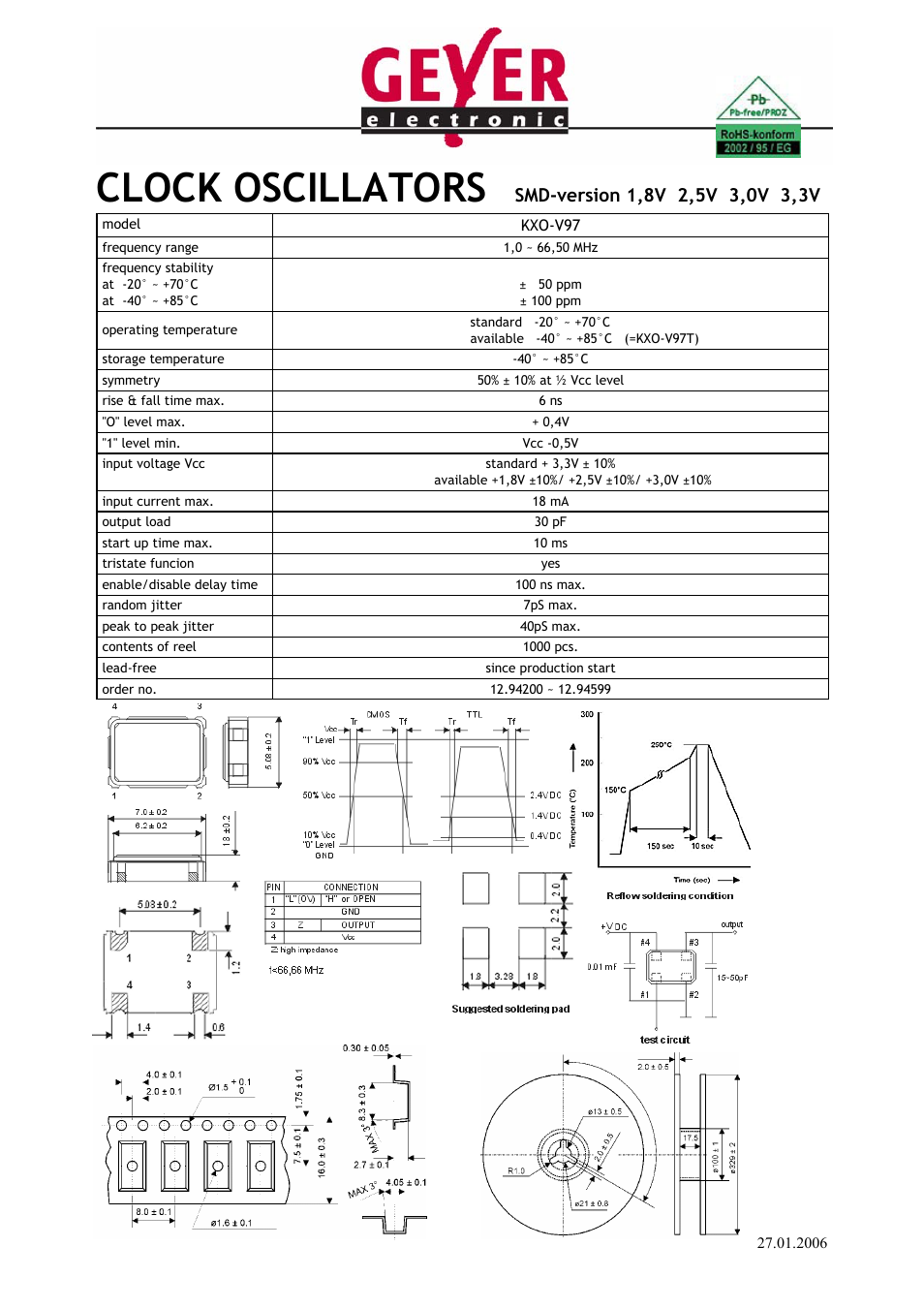 Rainbow Electronics KXО- V 97 User Manual | 1 page