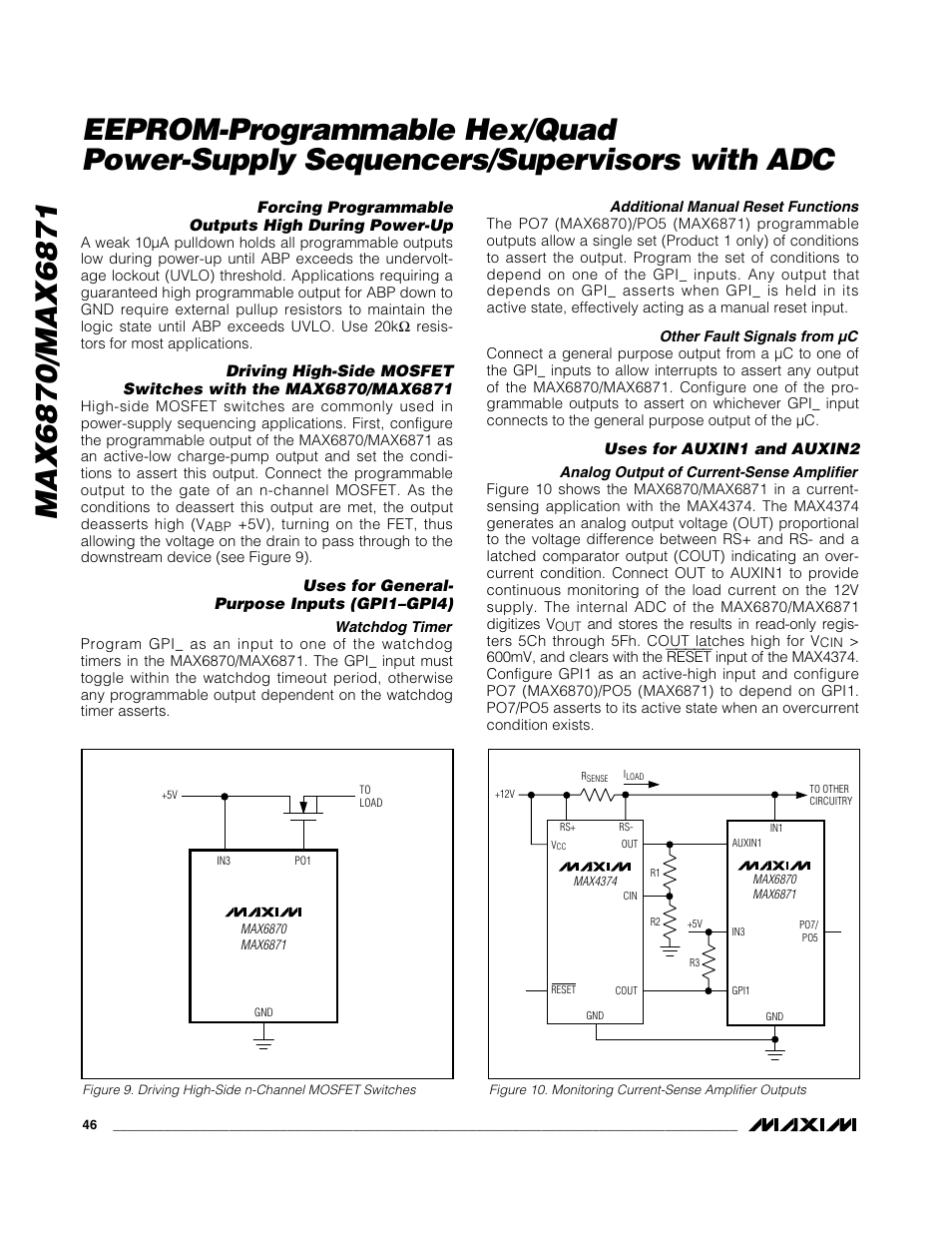 Rainbow Electronics MAX6871 User Manual | Page 46 / 51