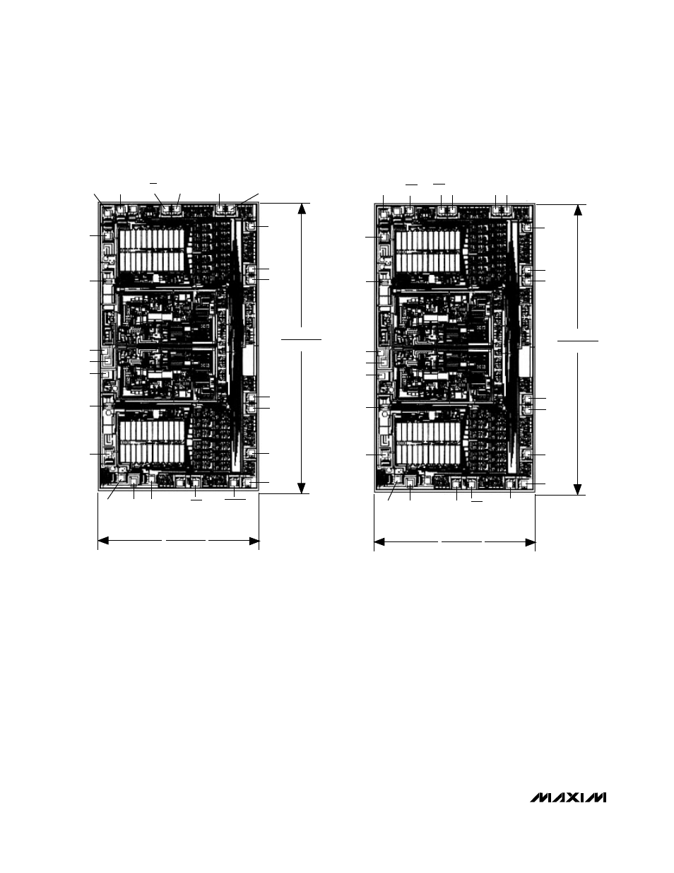 Chip topographies | Rainbow Electronics MX7847 User Manual | Page 10 / 12