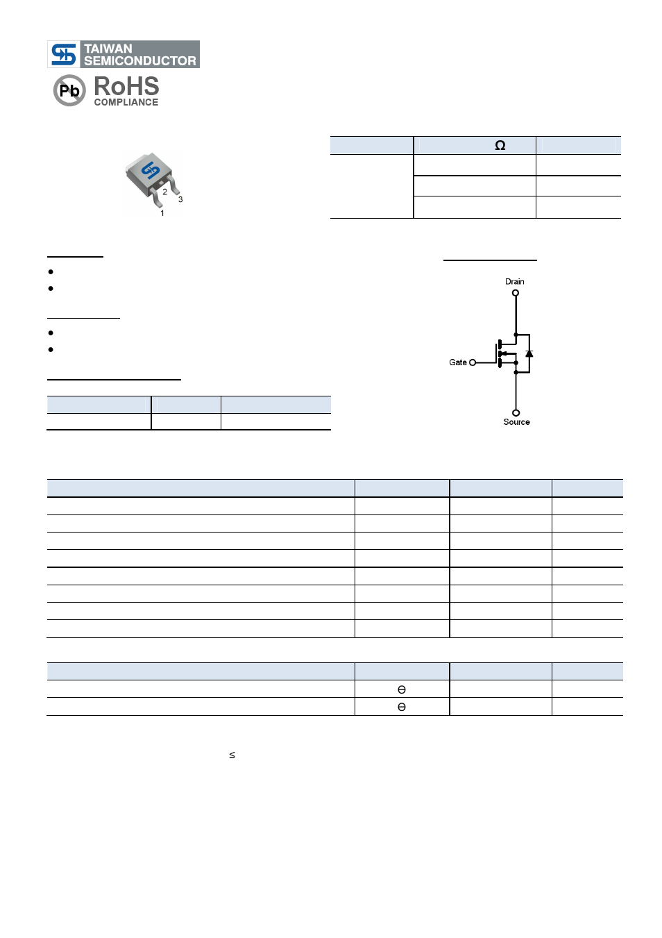 Rainbow Electronics TSM10N06 User Manual | 6 pages