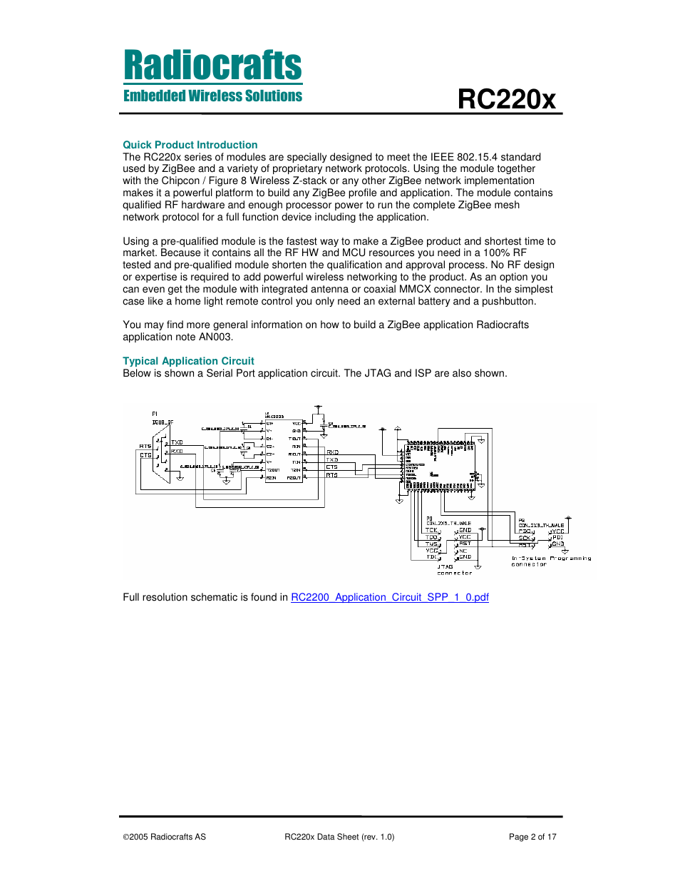 Rc220x | Rainbow Electronics RC2200 User Manual | Page 2 / 17