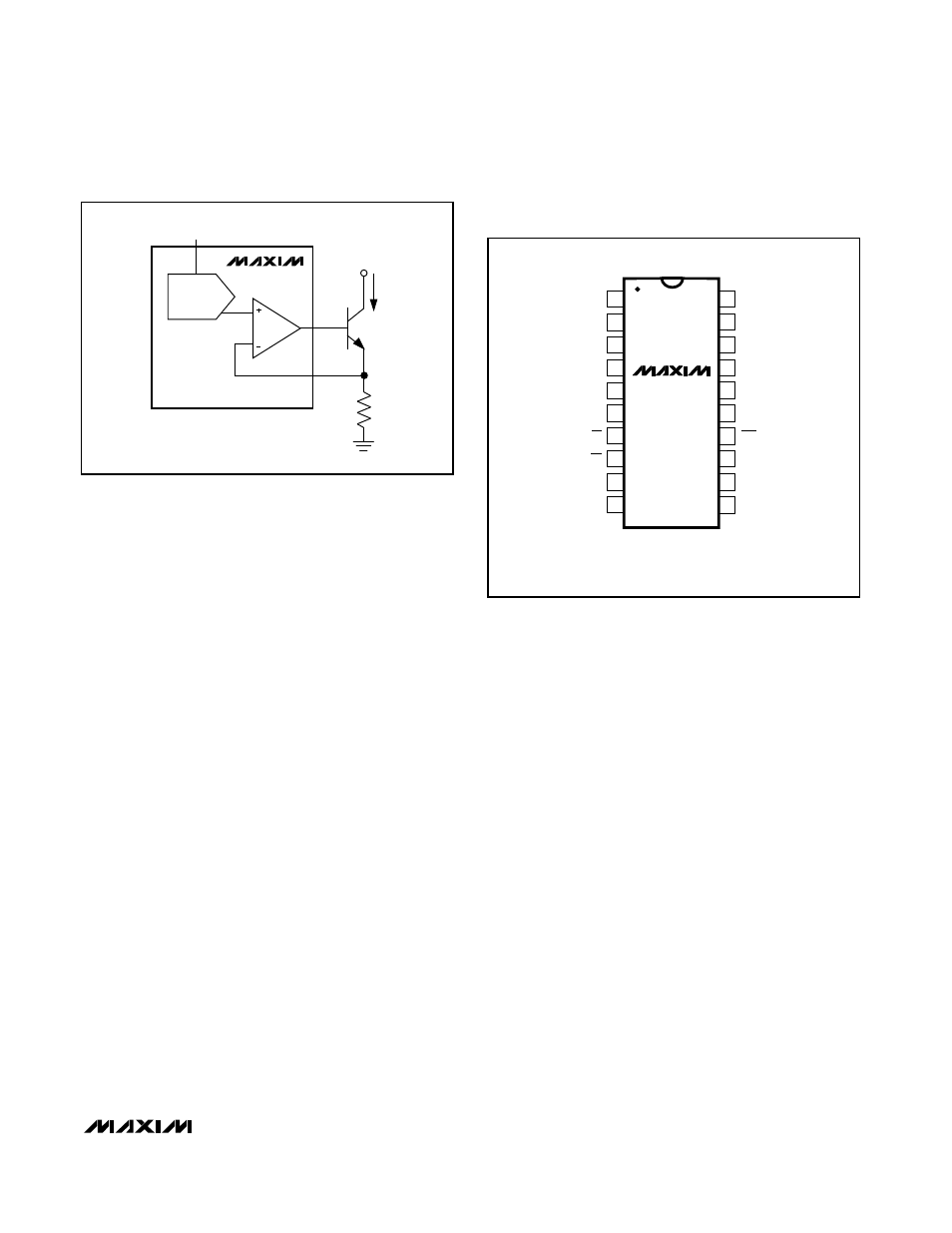 Pin configuration, Power-supply considerations, Grounding and layout considerations | Rainbow Electronics MAX5251 User Manual | Page 15 / 16