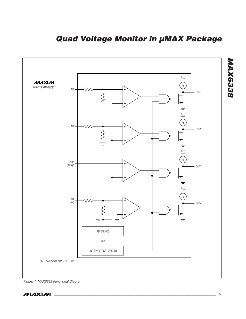 Max6338 quad voltage monitor in µmax package | Rainbow Electronics MAX6338 User Manual | Page 5 / 8