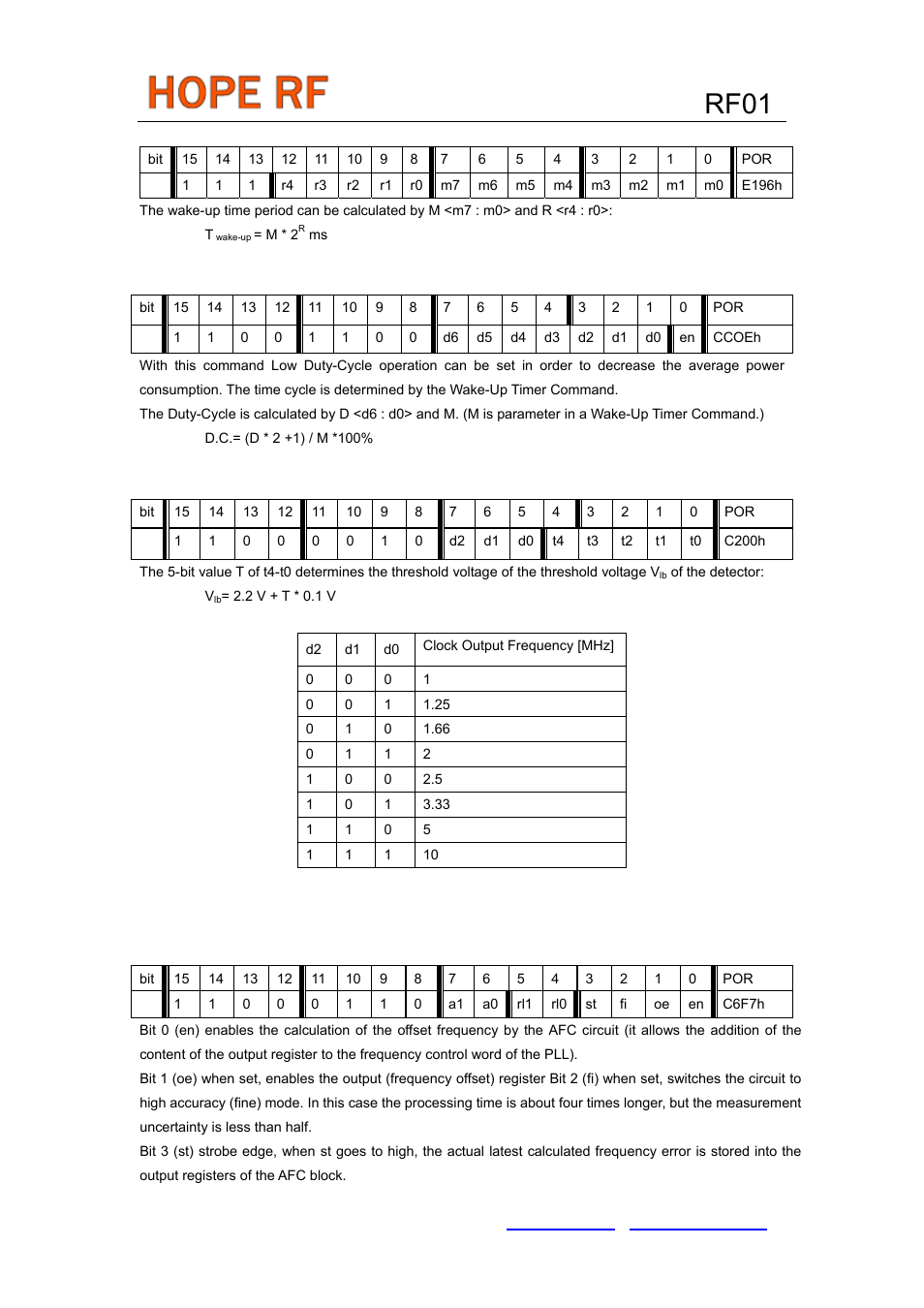 Rf01 | Rainbow Electronics RF01 User Manual | Page 13 / 26