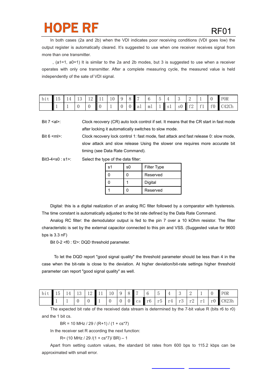 Rf01 | Rainbow Electronics RF01 User Manual | Page 15 / 26