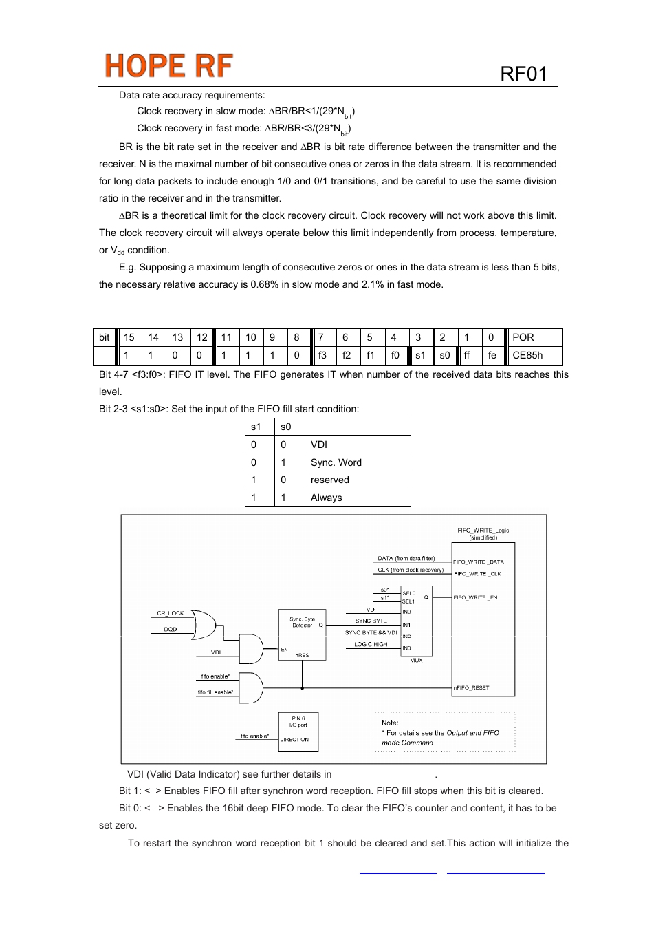 Rf01 | Rainbow Electronics RF01 User Manual | Page 16 / 26