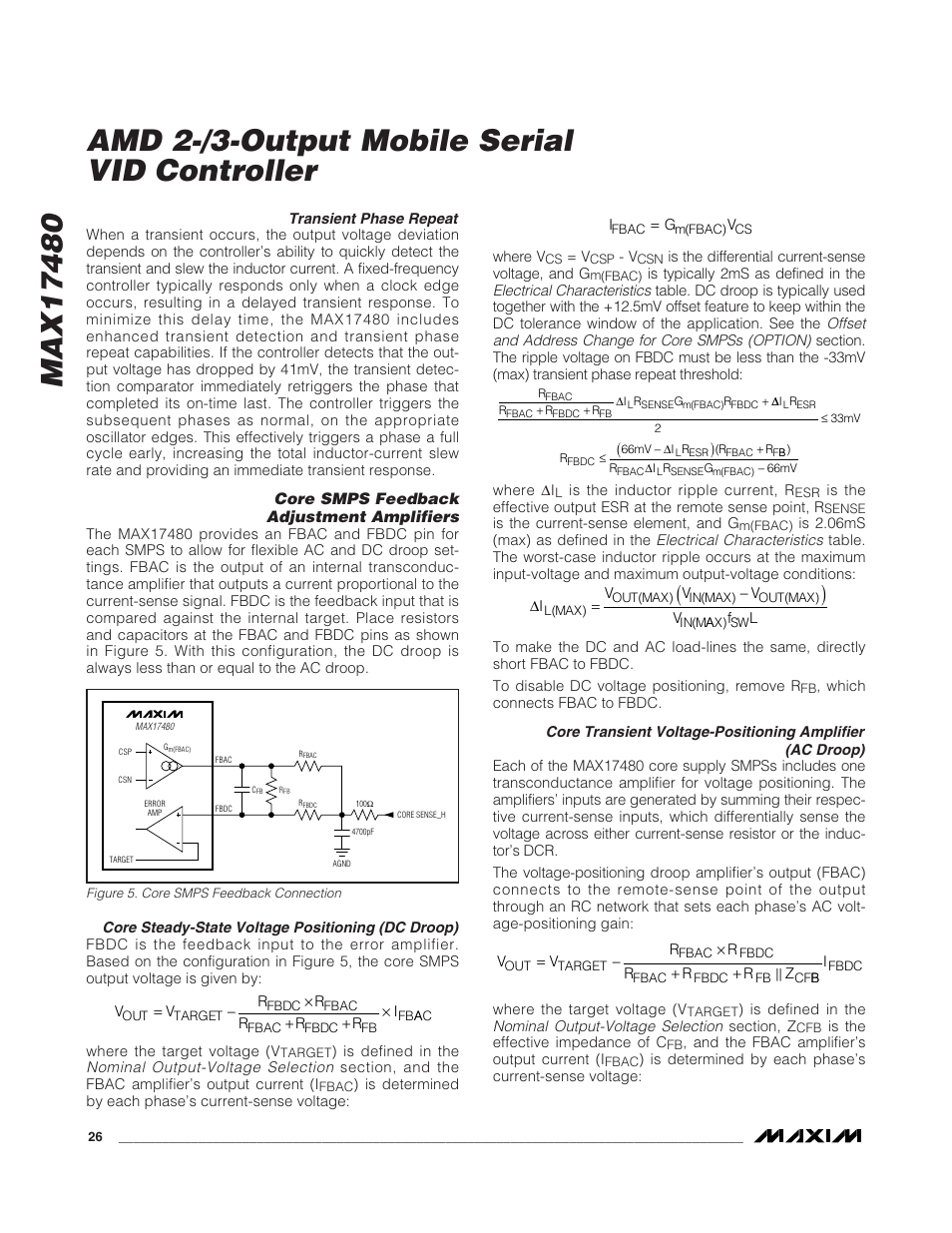 Rainbow Electronics MAX17480 User Manual | Page 26 / 48