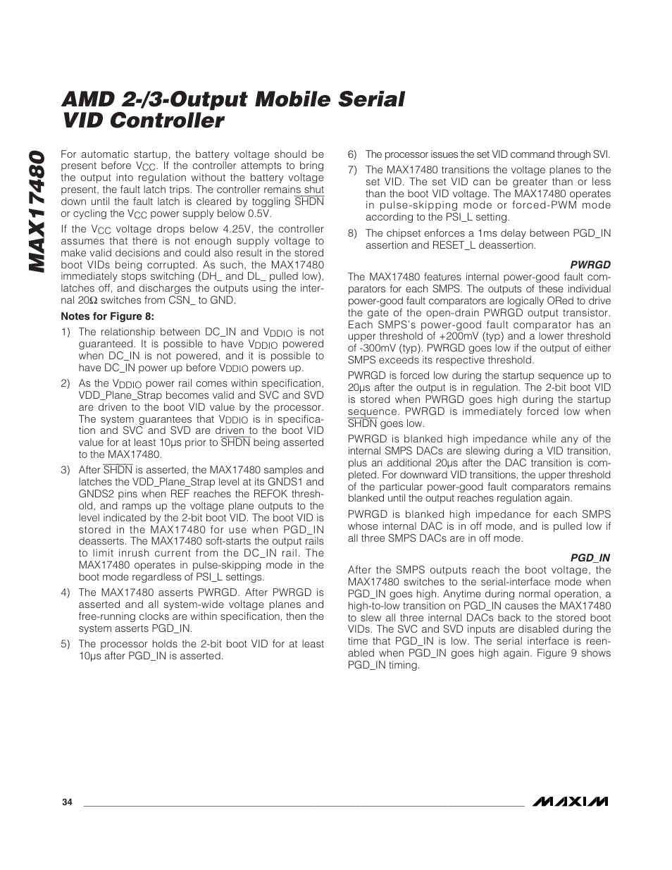 Rainbow Electronics MAX17480 User Manual | Page 34 / 48