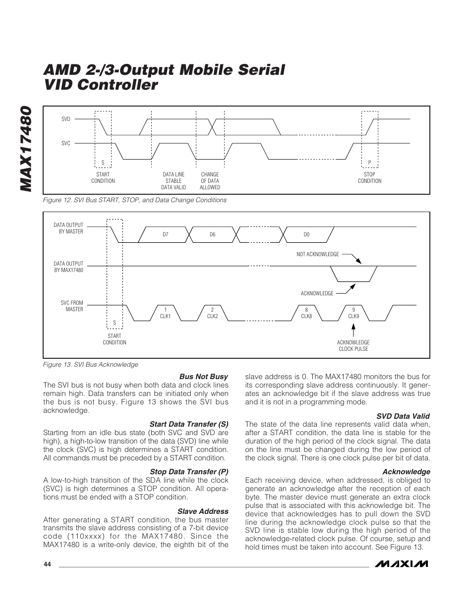 Rainbow Electronics MAX17480 User Manual | Page 44 / 48