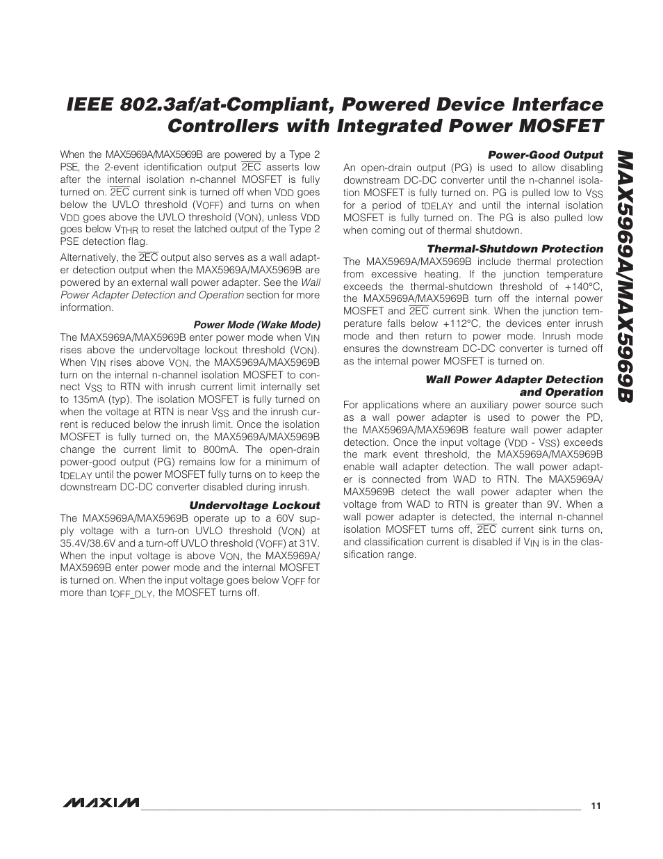 Rainbow Electronics MAX5969B User Manual | Page 11 / 14