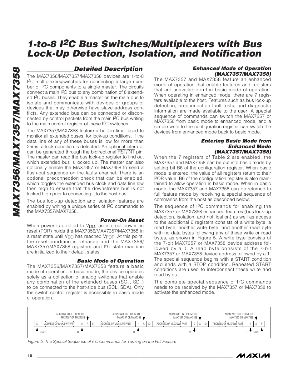 Detailed description | Rainbow Electronics MAX7358 User Manual | Page 10 / 22